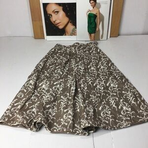 Vintage 1990s Richard Warren Linen Midi Skirt100% Linen LuxuryResort Capsule